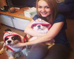 The actress is a pet lover and has two dogs in her house.